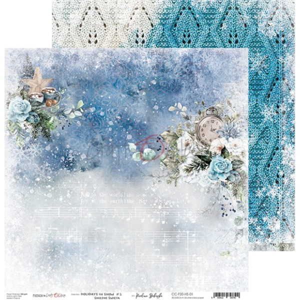 Assortiment scrapbooking Craft O Clock Holiday In Snow 6fe 30x30