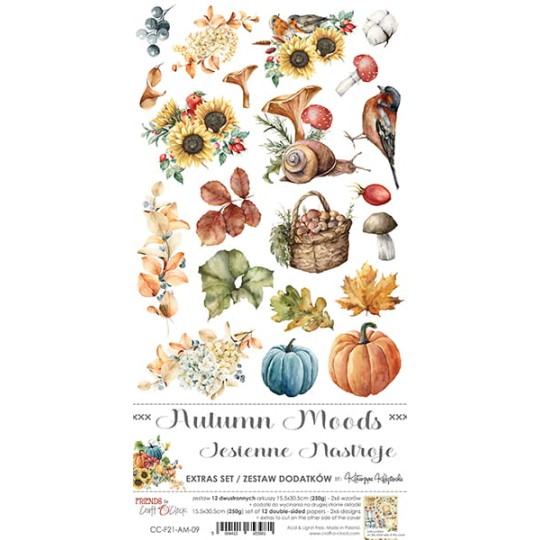 Extras set scrapbooking Craft O Clock Autumn Moods