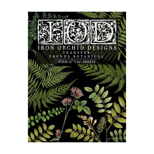 Transfert pelliculable IOD Fronds Botanical 40x30cm
