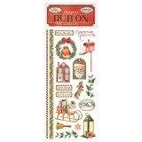 Transfert Rub-on sticker Classic Christmas Stamperia