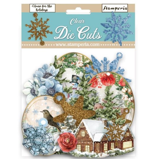 Die Cuts carton Romantic Home for the holidays Stamperia