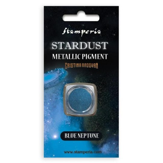 Pigments métalliques Stardust Blue neptune Stamperia