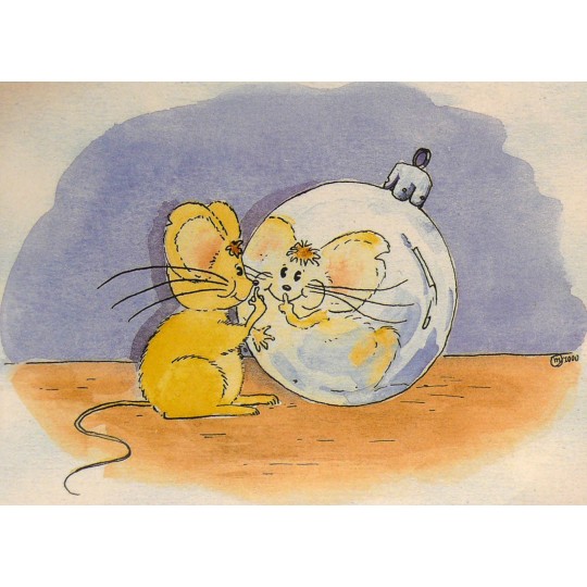 Carte postale souris Carte postale souris