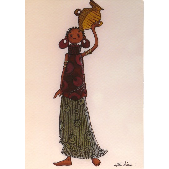 Carte postale Anne Soline Kashka Carte postale Anne Soline Kashka