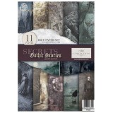 Set de 11 papiers de riz Gothic Stories A4