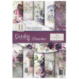 Set de 11 papiers de riz Garden of Dreams A4