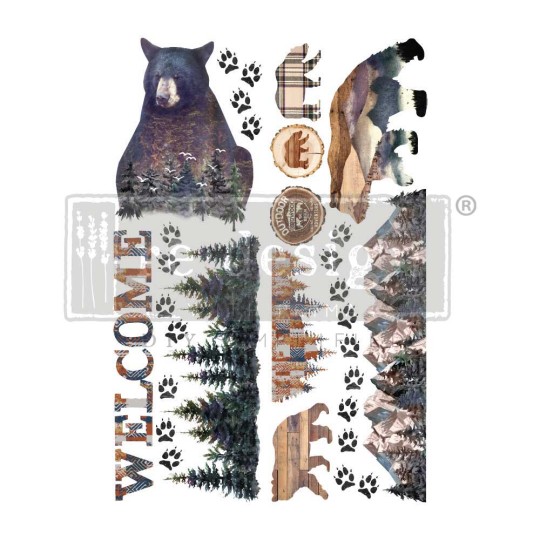 Transfert pelliculable Redesign Cabin Gateway 61x89cm