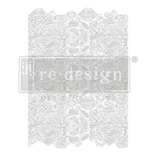 Transfert pelliculable Redesign White Engraving 61x89cm