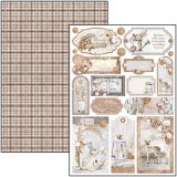 Papier scrapbooking Ciao Bella Cozy Moments 9fe A4 assortiment
