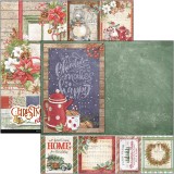 Papier scrapbooking Ciao Bella Christmas Vibes 12fe 30x30 assortiment