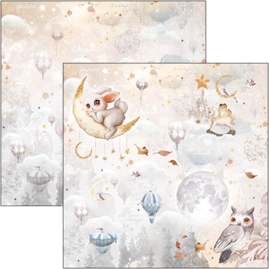 Papier scrapbooking Ciao Bella Dreamland 12fe 30x30 assortiment