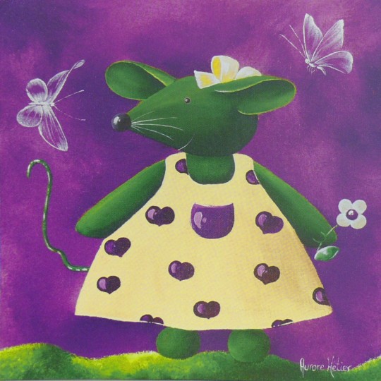 Carte postale souris Aurore Hétier Carte postale souris Aurore Hétier