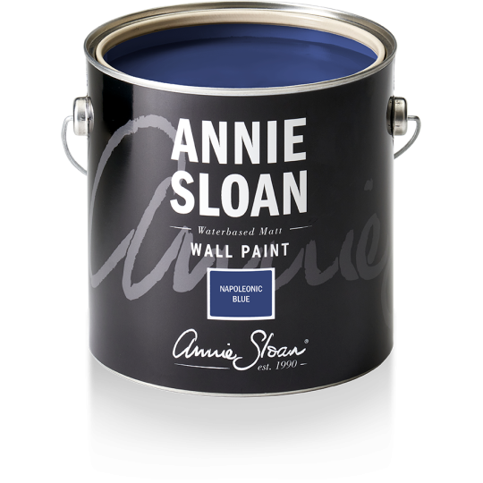 Peinture pour murs Annie Sloan Napoleonic Blue Bleu 2,5L