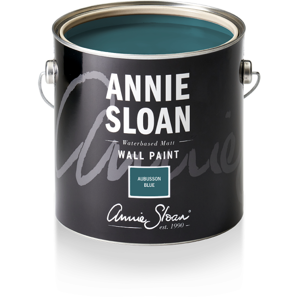 Peinture pour murs Annie Sloan Aubusson Blue Bleu Vert 2,5L