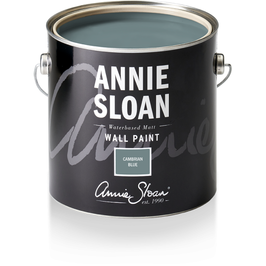 Peinture pour murs Annie Sloan Cambrian Blue Bleu Gris 2,5L