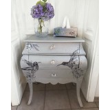 Transfert pelliculable Hokus Pokus Plume Et Fleurs 94x60cm