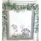 Transfert pelliculable Hokus Pokus Mes Lapines 94x60cm