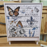 Transfert pelliculable Hokus Pokus Décalcomanie Papillon 58x86