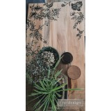 Tampon Redesign Decor Stamps Rustic Floral Elements 30,5x30,5cm - 5 pièces