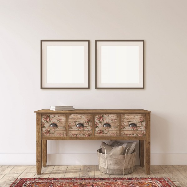 Papier de Murier Tissu Mulberry Redesign Shabby Floral 48x76cm