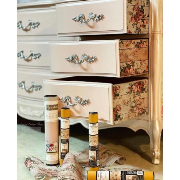 Papier de Murier Tissu Mulberry Redesign Shabby Floral 48x76cm