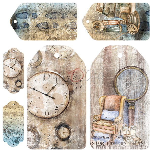 Assortiment scrapbooking Craft O Clock Age Of Mysteries 24fe 15x15cm