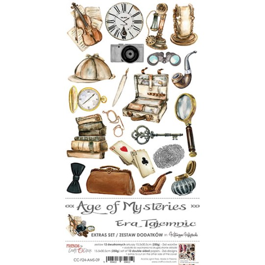 Extras set scrapbooking Craft O Clock Age Of Mysteries 