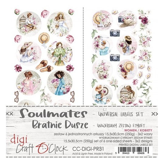 Tags scrapbooking Craft O Clock Soulmates Women 15x32