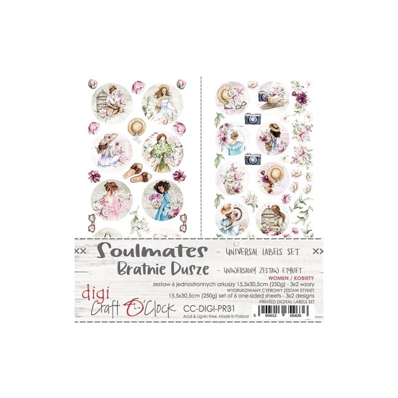 Tags scrapbooking Craft O Clock Soulmates Women 15x32