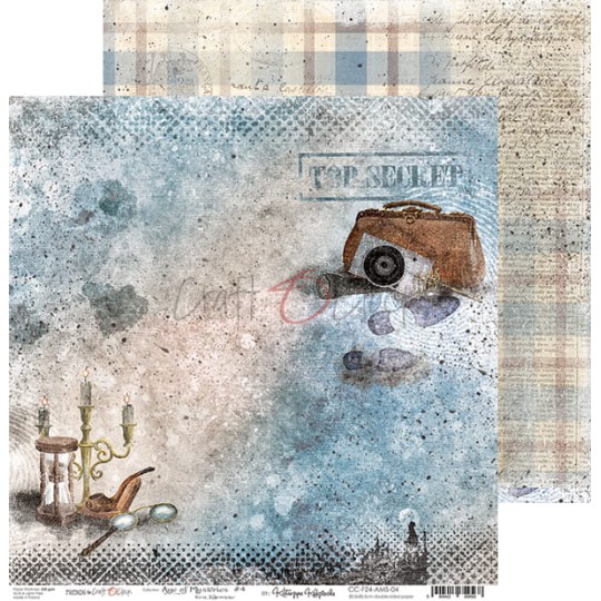 Papier scrapbooking Craft O Clock Age Of Mysteries 04 - 30x30 réversible