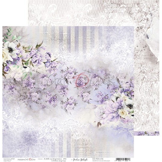 Papier scrapbooking Craft O Clock A Little Of Inspiration 06 - 30x30 réversible