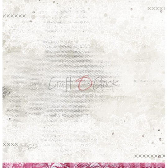 Papier scrapbooking Craft O Clock Soulmates 05 - 30x30 réversible