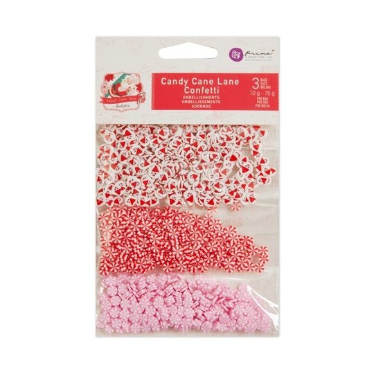 Embelissement confettis Candy Cane Lane Prima Marketing