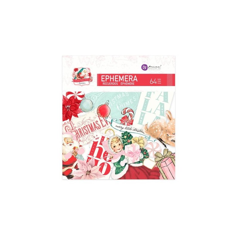 Die Cuts Candy Cane Lane Ephemera 1 Prima Marketing