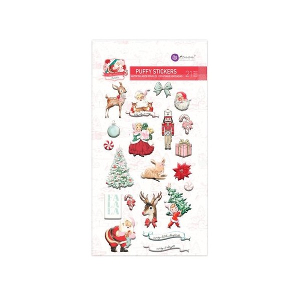 Stickers Puffy Candy Cane Lane 1 Prima Marketing