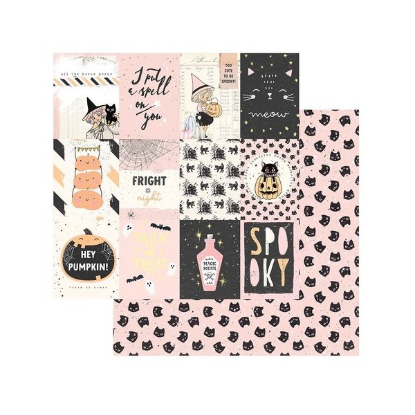 Papier Scrapbooking Luna Collection 30x30cm assortiment