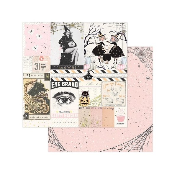 Papier Scrapbooking Luna Collection 30x30cm assortiment