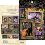 Die Cuts carton Graphic 45 Midnight Tales Journaling Cards