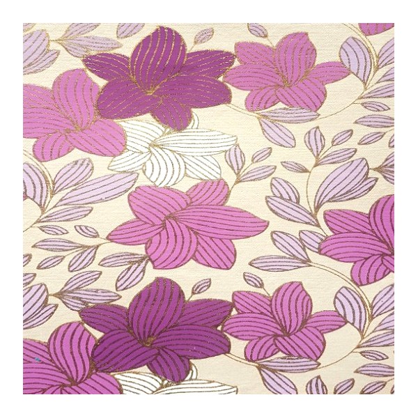 Papier indien Simplicity Blanc, Lilas & Or