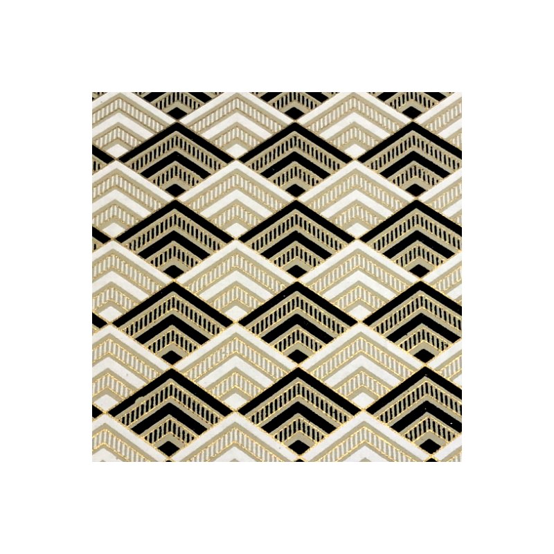 Papier indien Niche Noir & Blanc