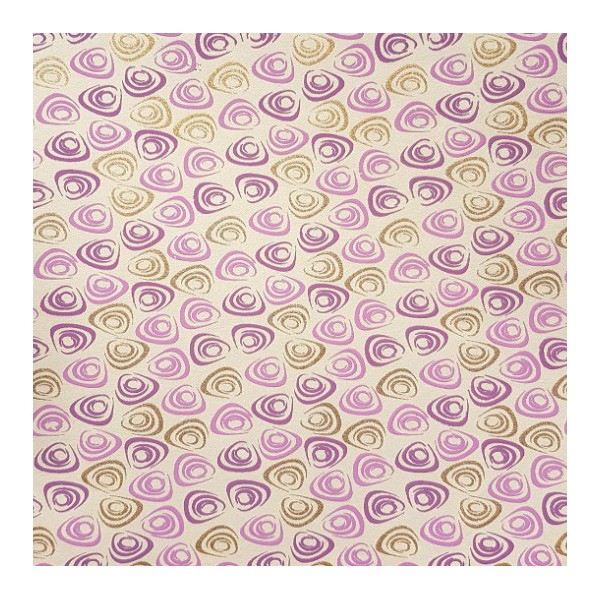 Papier indien Chips Blanc, Lilas & Or