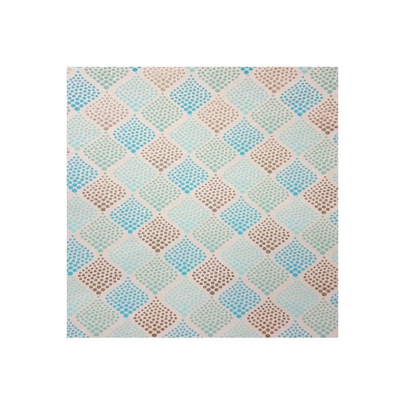 Papier indien Grain Turquoise & Or