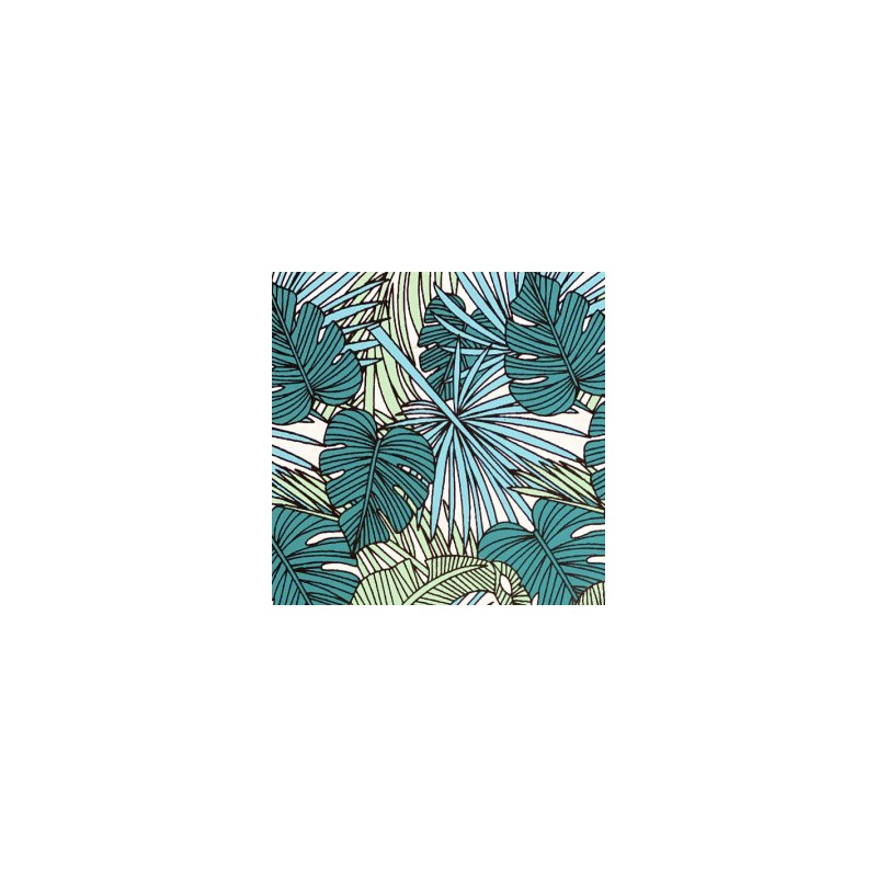 Papier indien Motifs Feuilles Tropicales