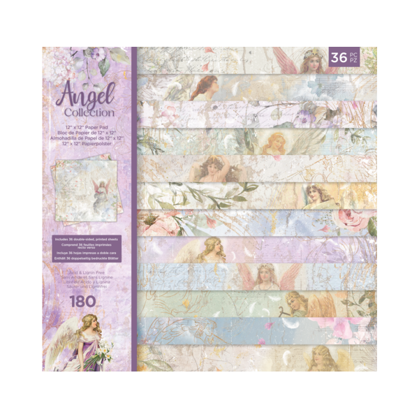 Papier scrapbooking Crafter's Companion Angel Collection 36f 30x30 assortiment