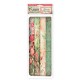 Paquet de 4 feuilles de tissu Rose Parfum Stamperia 30x30cm