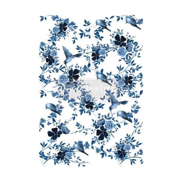 Transfert pelliculable Redesign Pretty In Blue 61x89cm