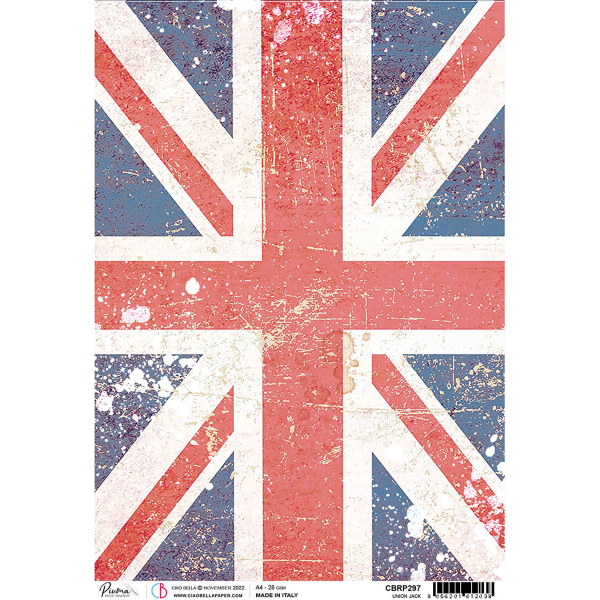 Papier de riz Ciao Bella A4 The Union Jack