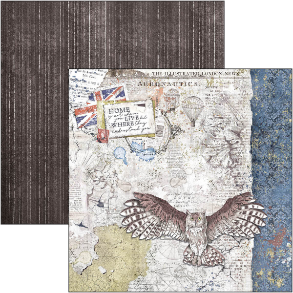 Papier scrapbooking Ciao Bella London's Calling 12fe 30x30 assortiment