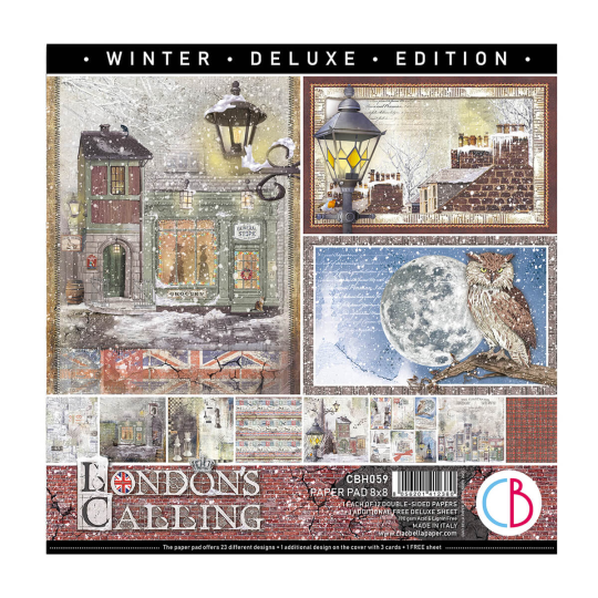 Papier scrapbooking Ciao London's Calling 12fe 20x20 assortiment