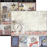 Papier scrapbooking Ciao London's Calling 12fe 20x20 assortiment